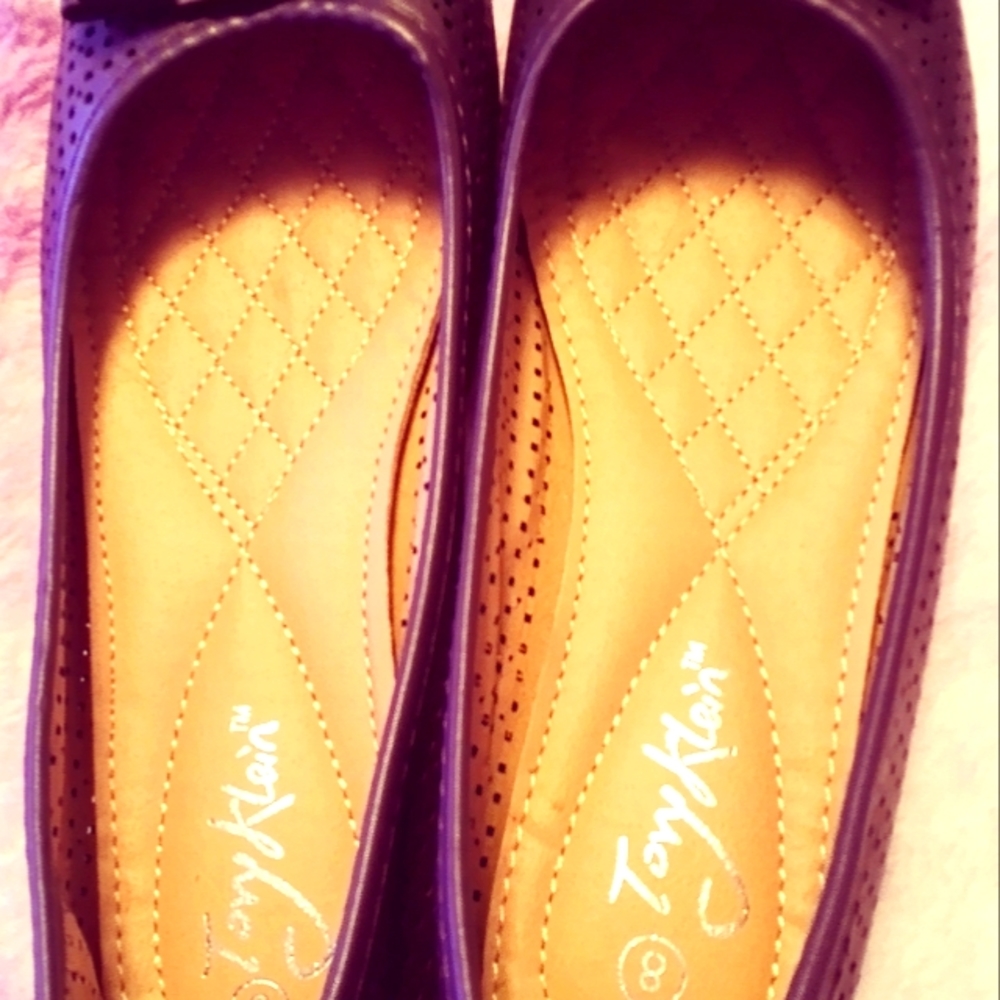 Mauve slip on Shoes